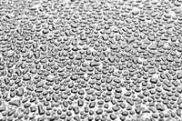 liquid beading on a surface