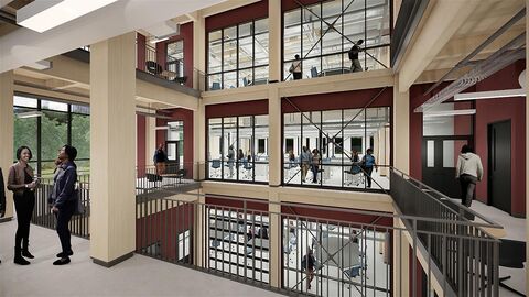 STEM building at Michigan State University