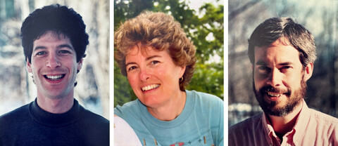 Photos of Nadav, Jerelyn and Alex, scanned from prints.